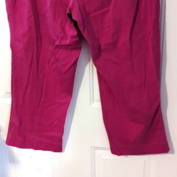 George Brand Magenta Pants Zip Up Button Closure Stretch 16W - Picture 6 of 10